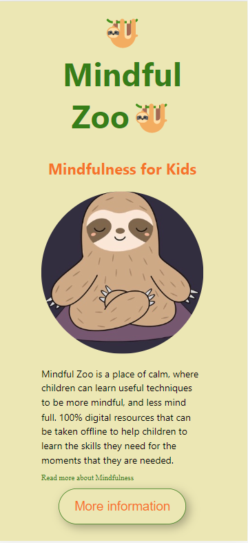 Mindfulness for children project